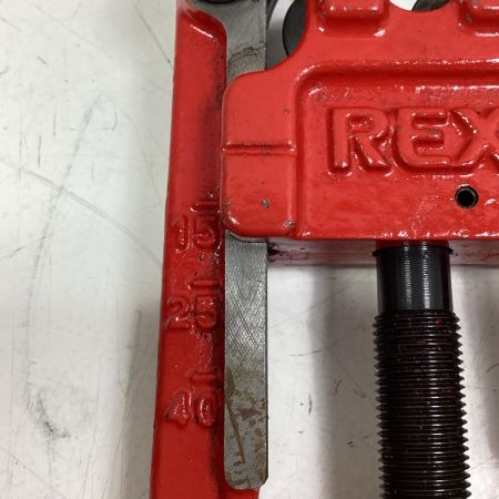 REX レッキス パイプカッター 15-40 レッド