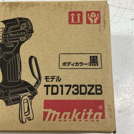 MAKITA マキタ 【本体のみ】インパクトドライバ TD173DZB ブラック 18v