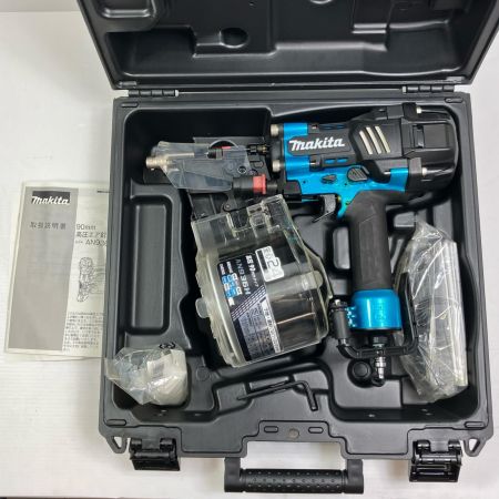 MAKITA マキタ 工具 エアツール エア釘打ち  程度A ケース付 高圧 90mm 147130 AN936H ブラック×ブルー