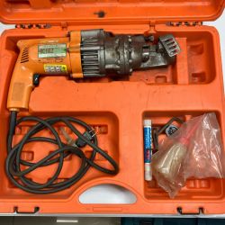 大原機械工業 工具 切断工具 鉄筋カッター 程度C ケース付 コード式 100v キズ・ヨゴレ有 DC-16LZ オレンジ Cランク