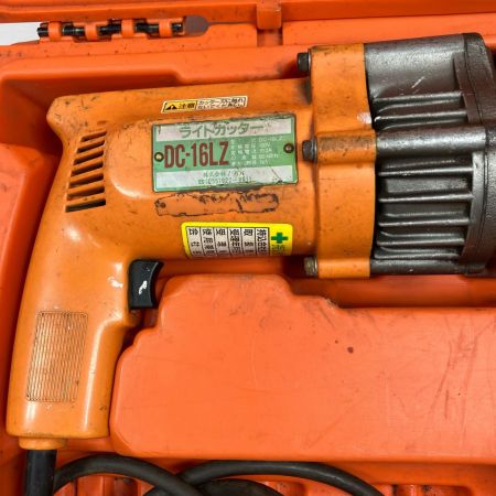 大原機械工業 工具 切断工具 鉄筋カッター 程度C ケース付 コード式 100v キズ・ヨゴレ有 DC-16LZ オレンジ