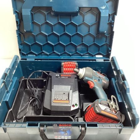 BOSCH ボッシュ インパクトレンチ 充電器・充電池2個・ケース付 コードレス式 18v  GDS18V-EC250 ネイビー