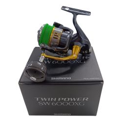 SHIMANO シマノ 03734 釣り用品 リール スピニングリール 16ツインパワーSW 6000XG 程度B 箱付 Bランク