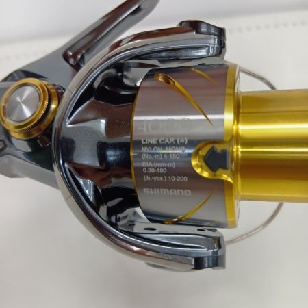 SHIMANO シマノ 03250 釣り用品 リール スピニングリール 14ステラ4000 キズ有 程度B 袋付き