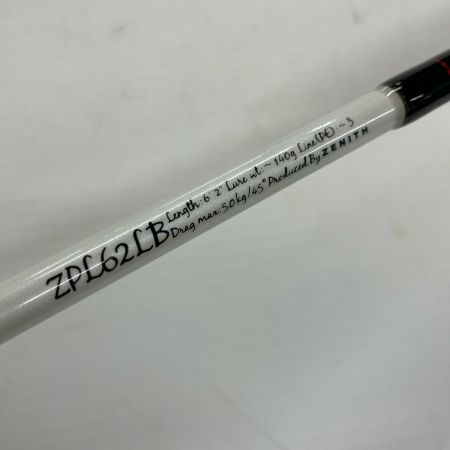 ZENITH ゼニス ルアーロッド ZEROSHIKI マッハⅢパワーライト ZPL62LB
