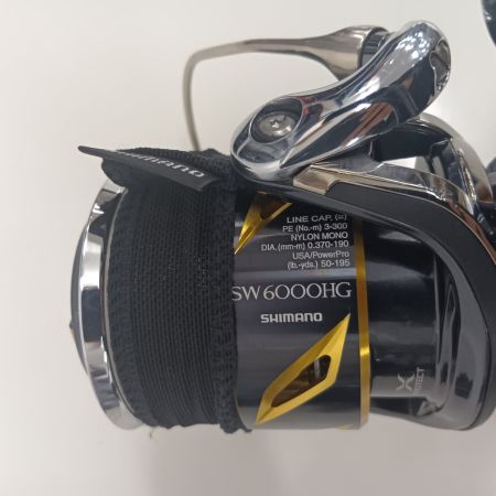 SHIMANO シマノ 04078 釣り用品 リール スピニングリール 20ステラ SW6000HG-C キズ有 程度B リールホルダー
