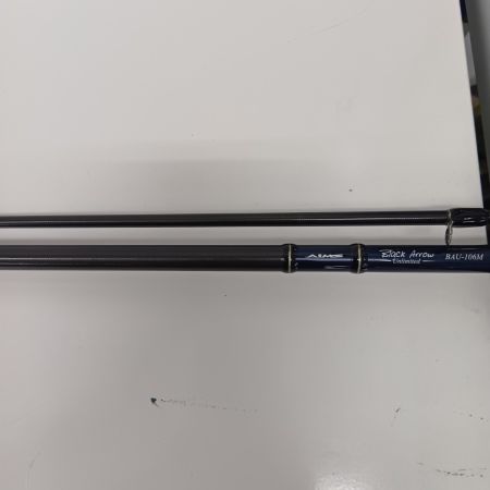 AIMS BAU-106M 釣り用品 ロッド ルアーロッド ブラックアロー アンリミテッド キズ有 程度B 袋付