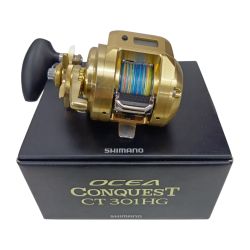 SHIMANO シマノ 03822 両軸リール　18オシアコンクエストCT 301HG キズ有 程度B 箱付 Bランク