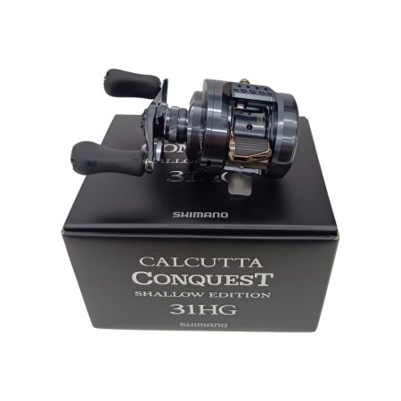 SHIMANO シマノ 046741 ベイトリール 24カルカッタコンクエストシャローエディション31HG 程度AB 箱付