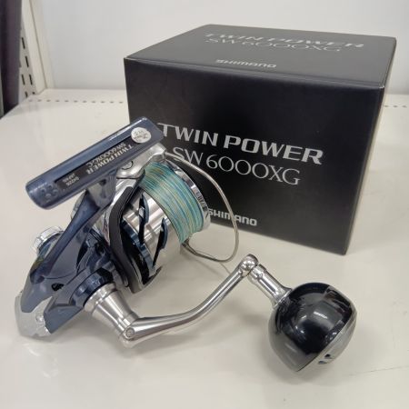 SHIMANO シマノ 04226 釣り用品 リール スピニングリール 21ツインパワーSW6000XG 美品 程度A 箱付