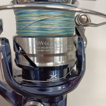 SHIMANO シマノ 04226 釣り用品 リール スピニングリール 21ツインパワーSW6000XG 美品 程度A 箱付