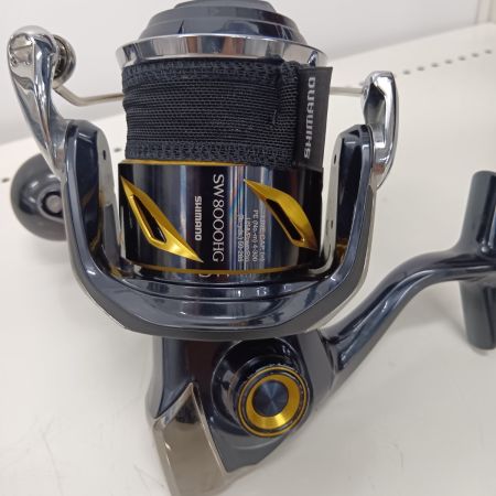 SHIMANO シマノ 03965 釣り用品 リール スピニングリール 19ステラSW 8000HG キズ有 程度B 箱付