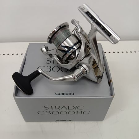 SHIMANO シマノ 045850 釣り用品 リール スピニングリール 23ストラディック C3000HG キズ有 程度B 箱付