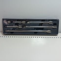 Snap-on スナップオン エクステンションバー 206AFX シルバー 未使用品(S) 6本+トレー 3/8 Nランク