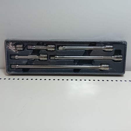 Snap-on スナップオン エクステンションバー 206AFX シルバー 未使用品(S) 6本+トレー 3/8