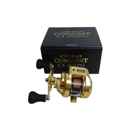 SHIMANO シマノ 釣り用品 リール ベイトリール 18ｵｼｱｺﾝｸｴｽﾄCT 201PG 程度A 箱付