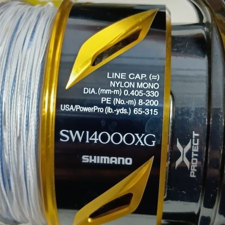 SHIMANO シマノ 03968 釣り用品 リール スピニングリール 19ステラSW 14000XG キズ有 程度B 341785