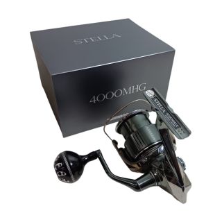 SHIMANO シマノ 043955 釣り用品 リール スピニングリール 22ステラ 4000MHG 程度B 箱付 ゴメクサスハンドルノブ付 SHIMANO シマノ 043955 釣り用品 リール スピニングリール 22ステラ