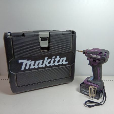 MAKITA マキタ インパクトドライバ TD172DRGX パープル 程度B コードレス式 18v