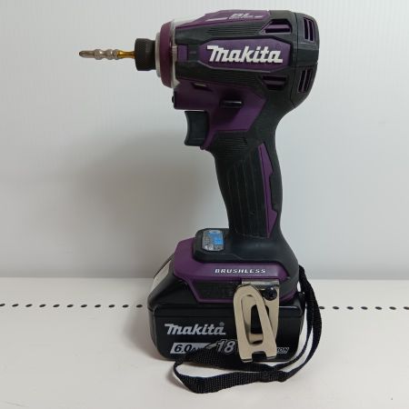 MAKITA マキタ インパクトドライバ TD172DRGX パープル 程度B コードレス式 18v
