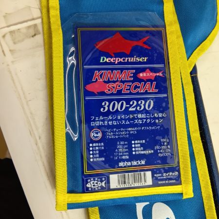 alpha tackle アルファタックル 釣り用品 ロッド 船竿 ﾃﾞｨｰﾌﾟｸﾙｰｻﾞｰ ｷﾝﾒｽﾍﾟｼｬﾙ 300-230
