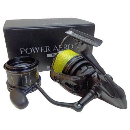 SHIMANO シマノ 046086 釣り用品 リール スピニングリール 23パワーエアロTD 標準 キズ有 程度B 未使用同型替えスプール