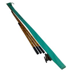 SHIMANO シマノ 普天元大我 釣り用品 ロッド ヘラ竿 竿掛 二本物 程度A Aランク