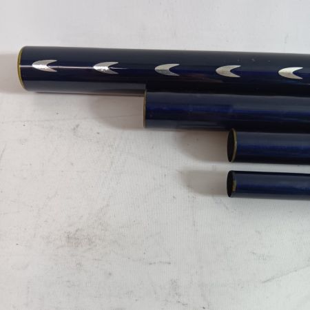 SHIMOTUKE 釣り用品 ロッド 鮎竿  ﾒｼﾞｬｰﾌﾞﾗｯﾄﾞ ｼﾘｭｳﾊﾞｰｼﾞｮﾝ DG 65-70 キズ有 程度B