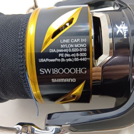 SHIMANO シマノ 04080 釣り用品 リール スピニングリール 20ステラSW 18000HG キズ有 程度B 箱付 003021