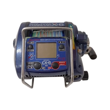Miya Epoch 釣り用品 リール 電動リール CX-6 キズ・サビ有 ジャンク品(D) 手巻き時ガリガリ異音あり