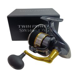 SHIMANO シマノ 03323 釣り用品 リール スピニングリール 15ツインパワーSW 14000XG キズ・サビ有 程度B 箱付 ゴロツキあり Bランク