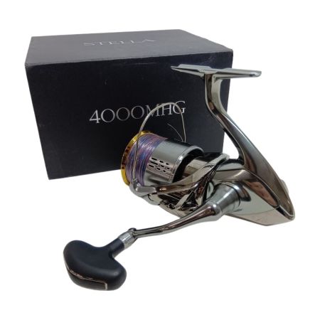 SHIMANO シマノ 03810 釣り用品 リール スピニングリール 18ステラ 4000MHG キズ有 程度B 箱付 スプールエッジ,全体的に傷あり