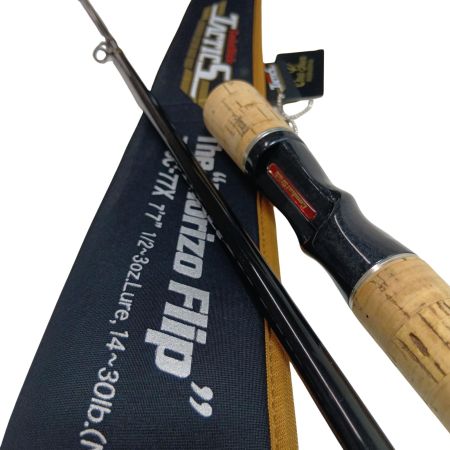 EVER GREEN エバーグリーン ﾀｸﾃｨｸｽTCSC-77X 釣り用品 ロッド バスロッド タクティクスTCSC-77X キズ有 程度B 袋付