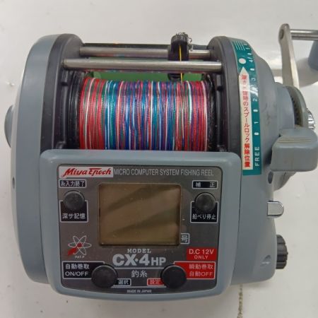 Miya Epoch CX-4HP 釣り用品 リール 電動リール キズ有 程度B 電源ケーブル