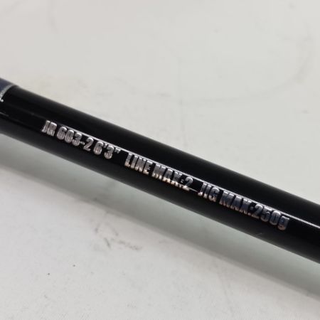 SEAFLOOR CONTROL JR603-2 釣り用品 ロッド オフショアロッド ジャムロッド2フォース 程度B 袋付 付属の袋は別機種のもの