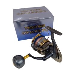SHIMANO シマノ 02329 釣り用品 リール スピニングリール 09ツインパワーSW 6000PG キズ有 程度B Bランク