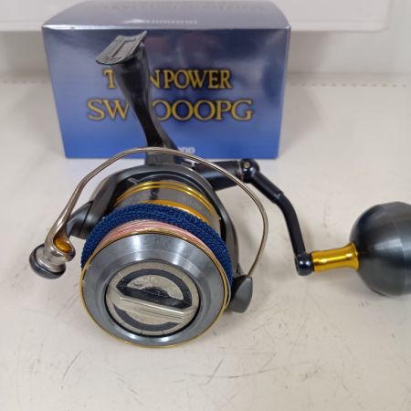SHIMANO シマノ 02329 釣り用品 リール スピニングリール 09ツインパワーSW 6000PG キズ有 程度B