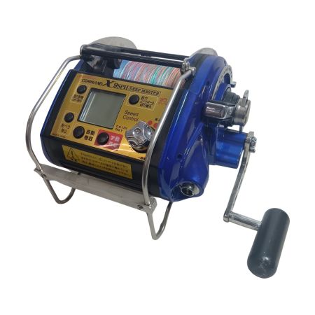 Miya Epoch ﾃﾞｨｰﾌﾟﾏｽﾀｰｺﾏﾝﾄﾞX9SPH ﾌﾞﾙｰﾎﾞﾃﾞｨ 釣り用品 リール 電動リール キズ有 程度B