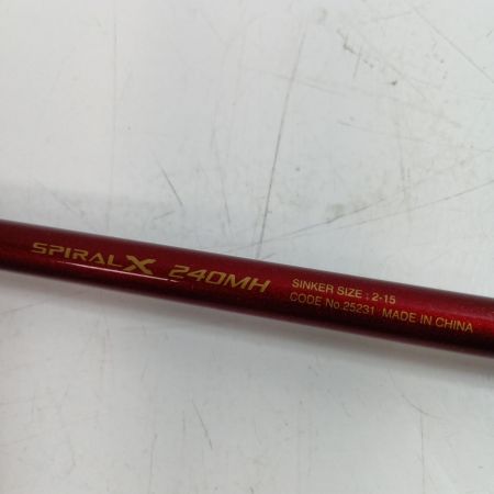 SHIMANO シマノ 25231 釣り用品 ロッド ルアーロッド 17炎月一つテンヤマダイSS 240MH キズ有 程度B