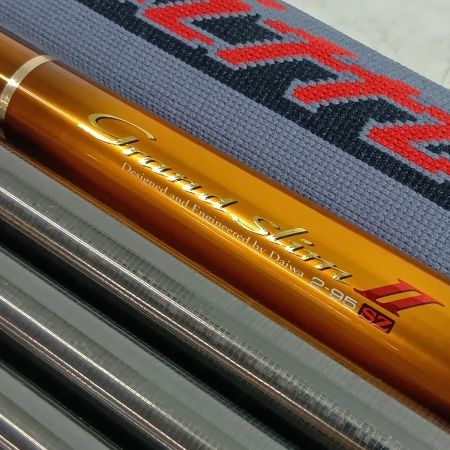 DAIWA ダイワ 06298664 釣り用品 ロッド 鮎竿 グランドスリムⅡ 2-95SZ キズ有 程度C 口欠け多数、傷有