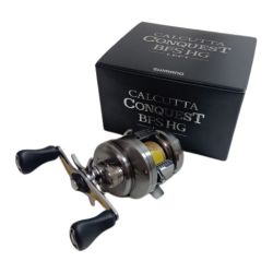 SHIMANO シマノ 03676 釣り用品 リール ベイトリール 17カルカッタ コンクエストBFS HG-L キズ有 程度BC 箱付 Cランク