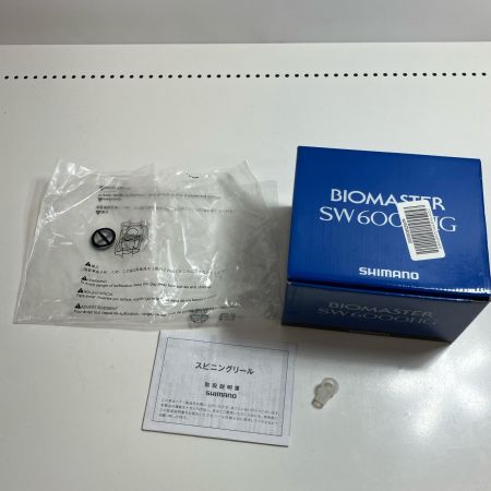 SHIMANO シマノ スピニングリール SHIMANO 03610 バイオマスターSW 6000HG 程度BC スプールエッジにキズ有 03610