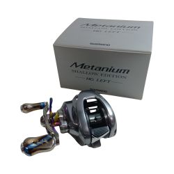 SHIMANO シマノ 044808 釣り用品 リール ベイトリール 22メタニウムシャローエディションHG LH キズ有 程度B ゴメクサスチタンハンドル Bランク
