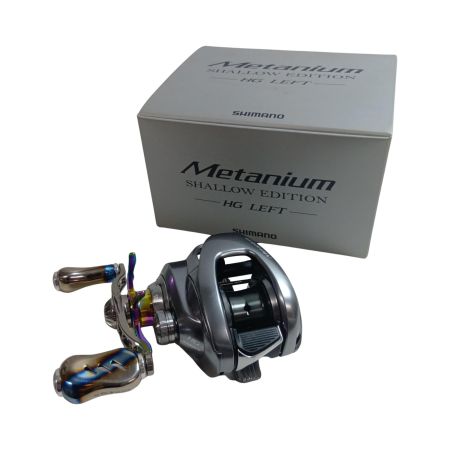 SHIMANO シマノ 044808 釣り用品 リール ベイトリール 22メタニウムシャローエディションHG LH キズ有 程度B ゴメクサスチタンハンドル