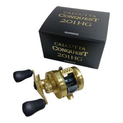 SHIMANO シマノ 042392 釣り用品 リール ベイトリール 21カルカッタコンクエスト201HG 程度AB 箱付 Bランク