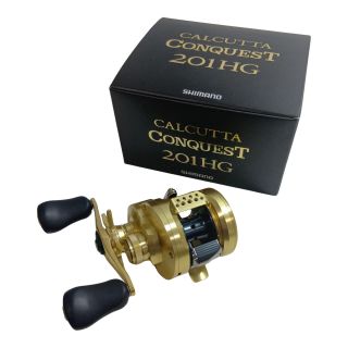 SHIMANO シマノ 042392 釣り用品 リール ベイトリール 21カルカッタコンクエスト201HG 程度AB 箱付 SHIMANO シマノ 042392 釣り用品 リール ベイトリール 21カルカッタ