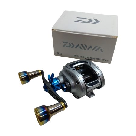 DAIWA ダイワ 00613415 釣り用品 リール ベイトリール T3 1016SHL-TW 程度AB リブレハンドルカスタム,シャリ音あり