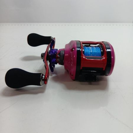 DAIWA ダイワ T3 1016SHL-TW SLPｶｽﾀﾑ 釣り用品 リール ベイトリール ピンク×レッド 美品 程度AB