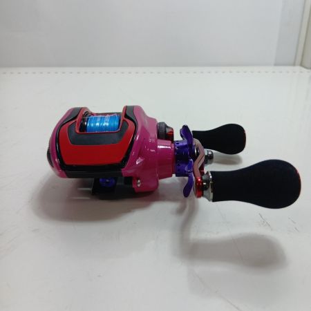 DAIWA ダイワ T3 1016SHL-TW SLPｶｽﾀﾑ 釣り用品 リール ベイトリール ピンク×レッド 美品 程度AB
