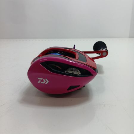 DAIWA ダイワ T3 1016SHL-TW SLPｶｽﾀﾑ 釣り用品 リール ベイトリール ピンク×レッド 美品 程度AB